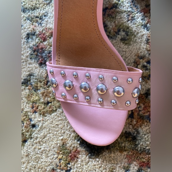 Coach Pink Paige Studded Sandal Heel size 7 - NWOT - Picture 8 of 15